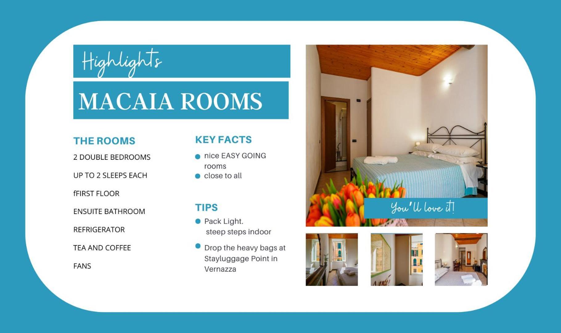 Macaia Room #1 With Ac Vernazza Extérieur photo